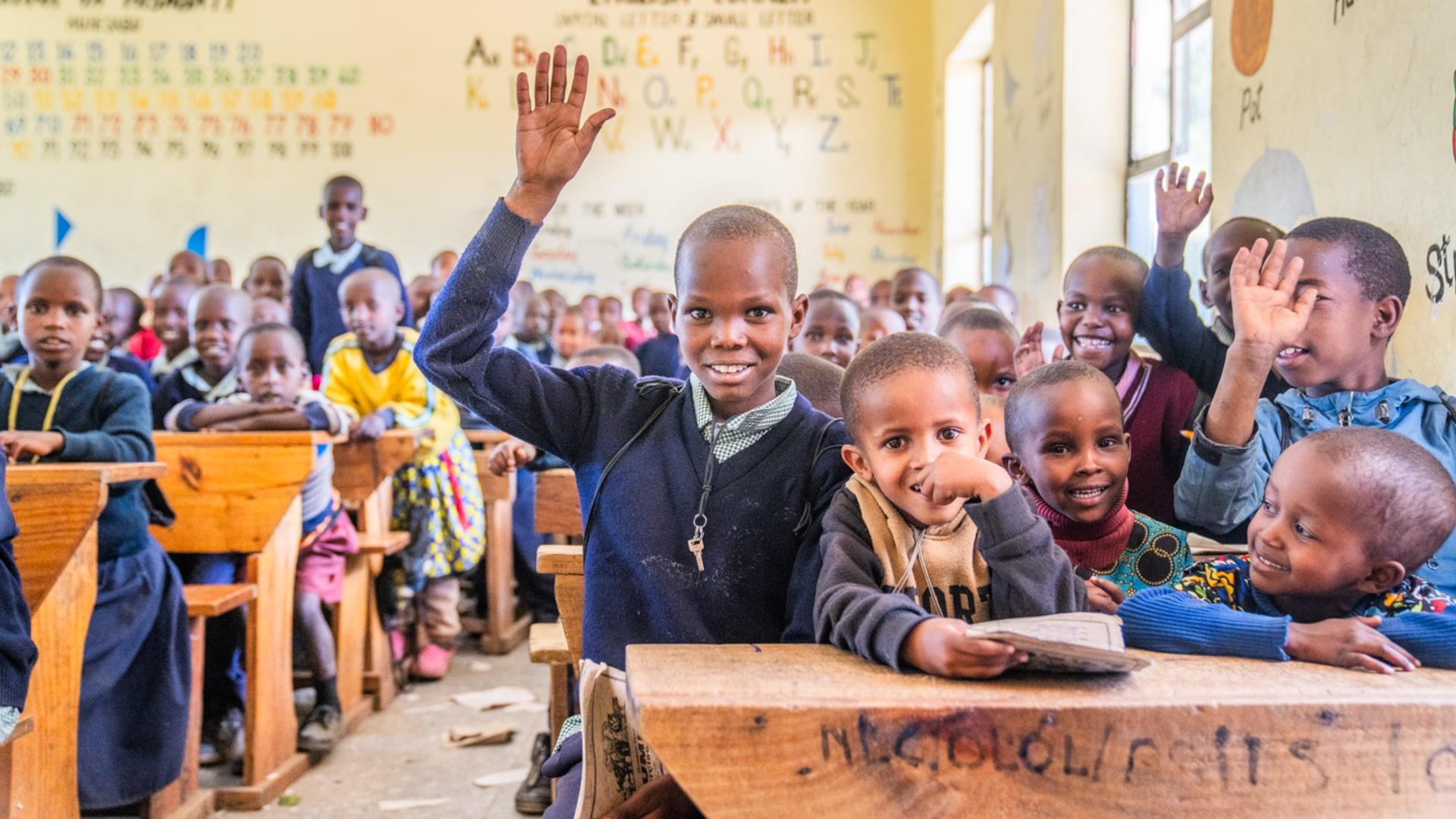 Young people participating in a community learning activity